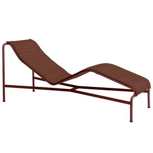 Hay Quilted Kussen Voor Palissade Chaise Longue Iron Red