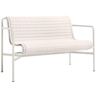 Hay Quitled Zitkussen Cream White Voor Palissade Tuinbank