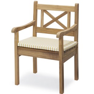 Fritz Hansen Zitkussen Voor Skagen Tuinstoel Golden Yellow Stripe