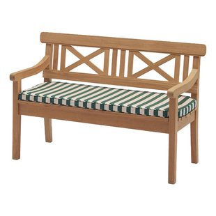 Fritz Hansen Zitkussen Drachman Tuinbank 120 Light Apricot/dark Green