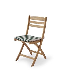 Fritz Hansen Zitkussen Voor Selandia Tuinstoel Light Apricot/Dark Green