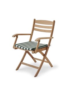 Fritz Hansen Zitkussen Voor Selandia Tuinstoel Met Armleuning Dark Green