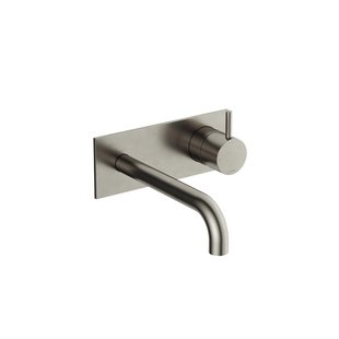 Hotbath Cobber Afbouwdeel - voor wastafelkraan - 18cm uitloop - Geborsteld Nikkel CB106EXT18GN