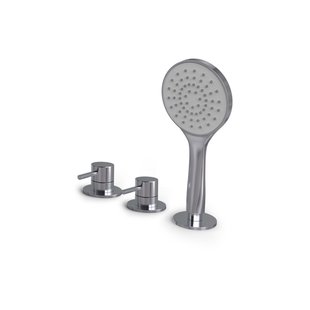 Hotbath Buddy Badrandcombinatie - één hendel mengkraan - Chroom B175CR