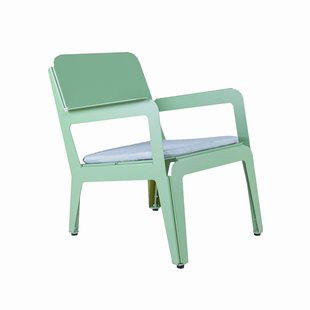 Weltevree Bended Fauteuil Incl Zitkussen Pale Green