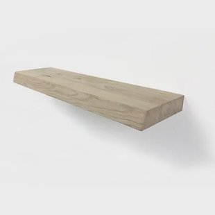 Woodbrothers Zwevende wandplank eiken boomstam 100x15cm