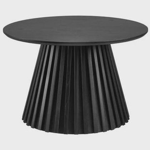 House Nordic Osaka Zwart Eiken Salontafel Rond