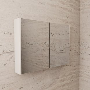 Spiegelkast BWS Riga 100 cm, 2 Deuren Kasjmier