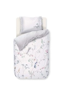 Pip Studio Dekbedovertrekset Bamboo Blossom Wit 140x200/220cm