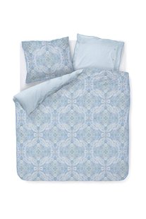 Pip Studio Dekbedovertrekset Moon Flower Lichtblauw 200x200/220cm