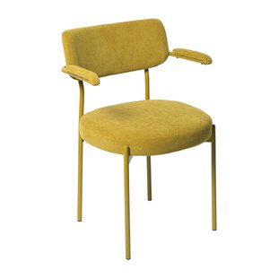 Eetkamerstoel Elvis - okergeel - 79x57x52 cm