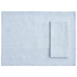Hay Tavolo Servet/placemat Set Van 4 Soft Blue