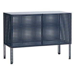 Hay Perforated Dressoir Kast Small Steel Blue