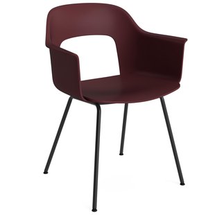 Hay Layout Stoel 211 Staal Onderstel Bordeaux