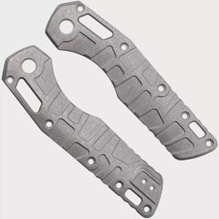 Lex Custom Microtech MSI Standard Issue Scales V2 MMSI2SW, Stonewashed Titanium, handgreepschalen