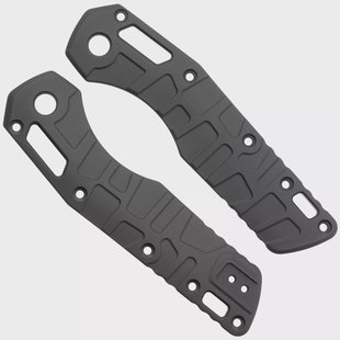 Lex Custom Microtech MSI Standard Issue Scales V2 MMSI2TH234, Gray Titanium, handgreepschalen