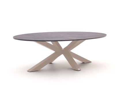 Bellagio Induno Ellips low dining tuintafel 240x120cm - Laagste prijsgarantie!