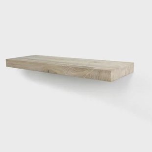 Woodbrothers Zwevende wandplank eiken recht 50x20cm