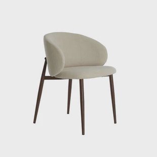 Light & Living - Eetkamerstoel ALUKO - 56x57x74cm - Wit - Set van 2