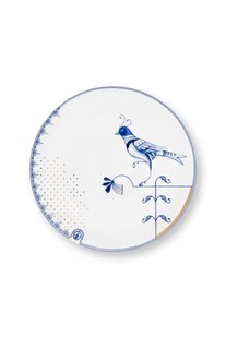 Pip Studio Dinerbord Pip & The Blue Bird Wit 25.5cm