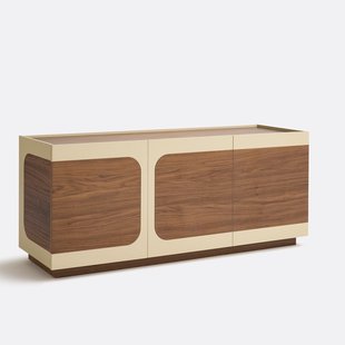 Walnoot gefineerd 3-deurs buffetkast, Galdo