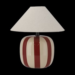 Scandi Living Alvar tafellamp 31 cm Roodbruin