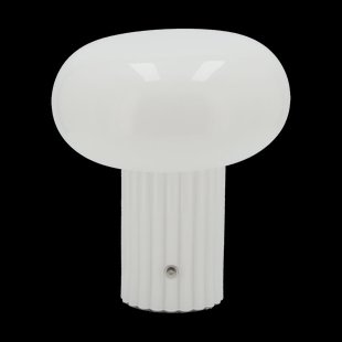 Scandi Living Haven tafellamp portabel 22 cm Wit