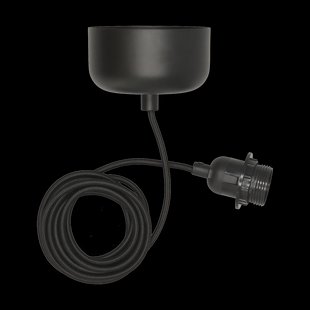 Scandi Living Plafondophanging incl. snoer 250 cm Zwart