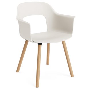 Hay Layout Stoel 211 Gelakt Eiken Onderstel Cream White