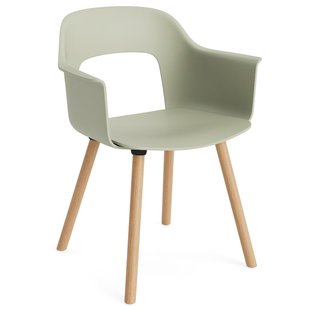 Hay Layout Stoel 211 Gelakt Eiken Onderstel Pastel Green