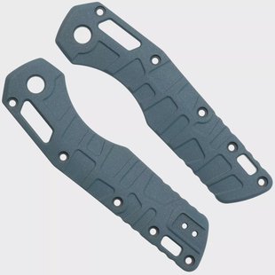 Lex Custom Microtech Stitch Scales V2 MS2TH185, Blue Titanium, handgreepschalen