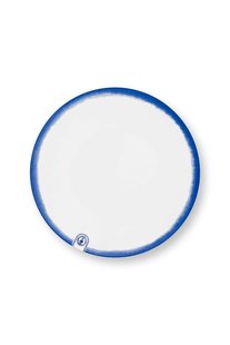 Pip Studio Ontbijtbord Pip & The Blue Bird Dip Dye Wit 23cm