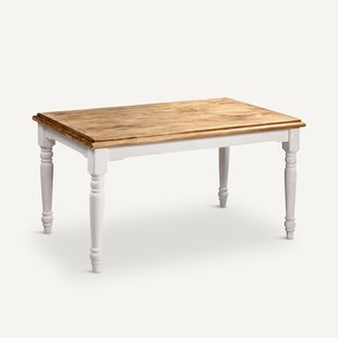 Rechthoekige tafel Germaine, massief dennenhout