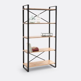 Wandrek in massief eik en metaal, Hiba