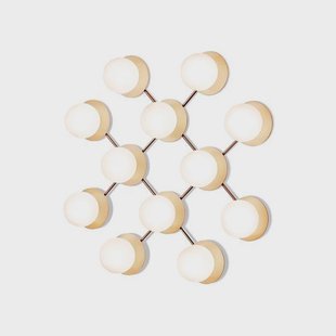 Nuura Aps - Liila 12 Wandlamp/Plafondlamp Nordic Gold/Opal White Nuura