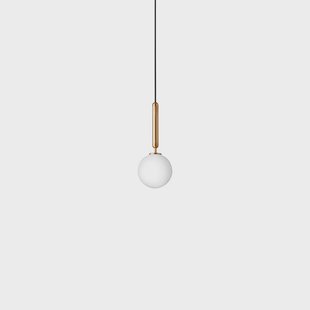 Nuura Aps - Miira 1 Hanglamp Brass/Opal White Nuura