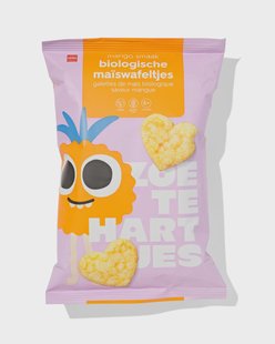 HEMA Bio maïswafeltjes mango 30g