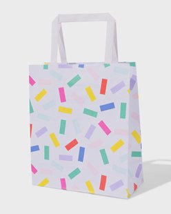 HEMA Cadeautasjes M confetti - 6 stuks (multicolor)