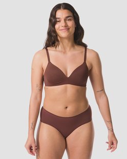 HEMA Damesslip second skin micro donkerbruin (donkerbruin)