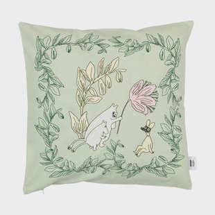 Moomin Arabia Mumin kussenhoes 50x50 cm Groen
