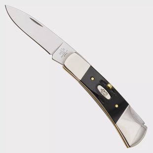 Case Lockback Jigged Buffalo Horn, 65031, BH1225L SS zakmes