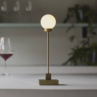 Northern LED tafellamp Snowball messingkleurig 2700 K