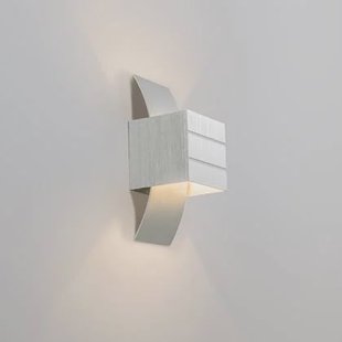 QAZQA Set van 2 moderne wandlampen aluminium - Amy