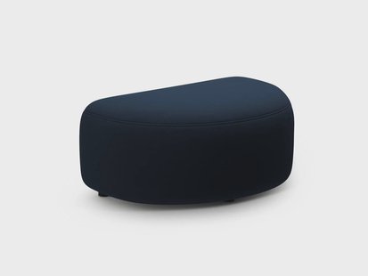 Hocker Kate halfrond velvet | Micadoni
