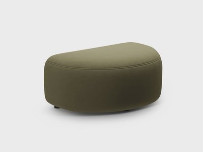 Hocker Kate halfrond velvet | Micadoni
