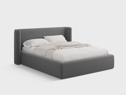 Bedframe Jolene 180x200 cm met opbergvak velvet | Micadoni