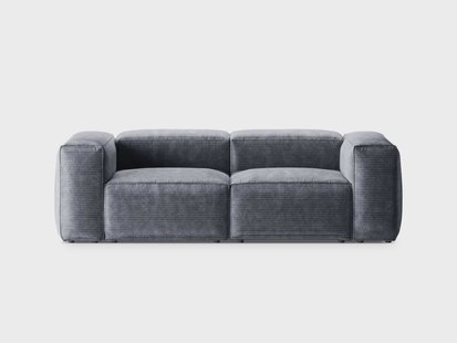 2-zitsbank Bergamo ribstof | Cosmopolitan Design