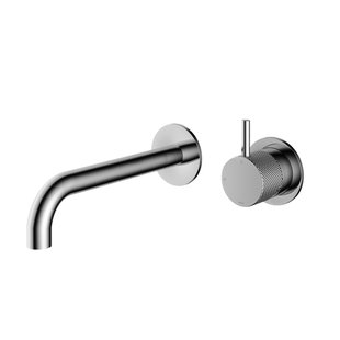 Hotbath Cobber X Afbouwdeel - voor wastafelmengkraan - 18cm uitloop - Chroom CX105EXT18CR