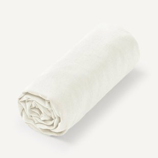 Hoeslaken in gewassen linnen, Elina