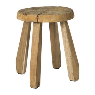 Krukje Munduk recycled hout - bruin - ø32x39 cm